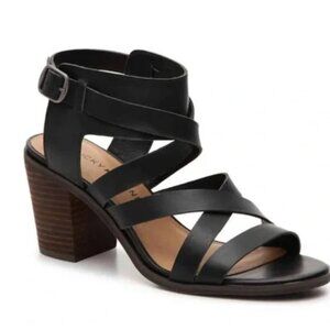 Lucky Brand Kailasa Leather Sandals - Black